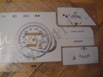 Накладка на приборную панель (новая, белая), RAR 180